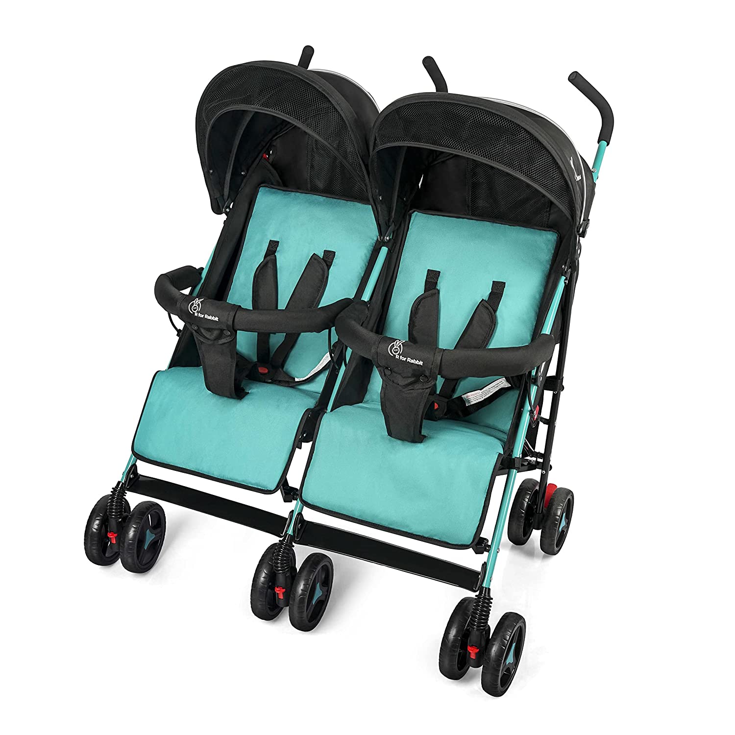 R for Rabbit Ginny and Johnny – Baby Twin Stroller